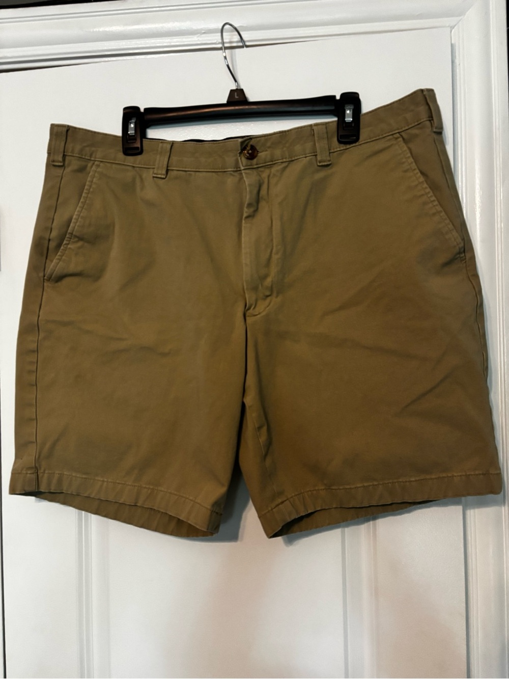 Club Room Tan Flat Front Men's Shorts 38W